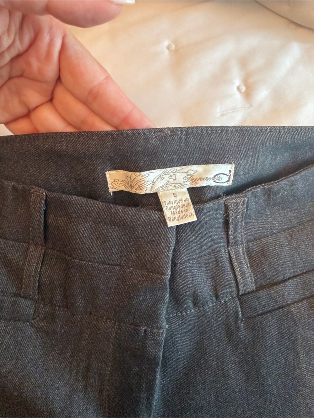 Dynamite Women's Skinny Pants in Dark Gray